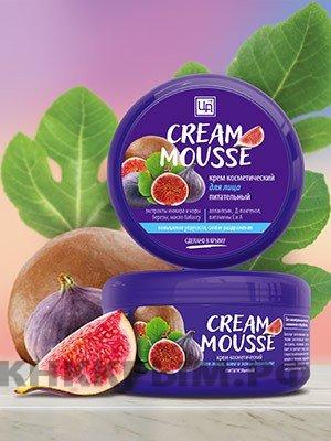 Крем косметический cream-mouse для ухода за кожей лица,шеи и зоны декольте питательный, 220 гр